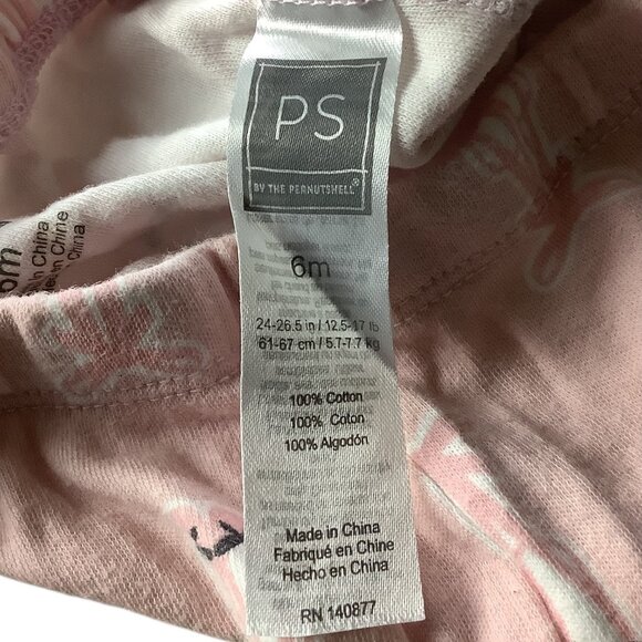 Lot of 2pc PS By The Peanutshell Baby Girl Pants 6M Polka Dot & Ballerina Prints - Picture 3 of 12